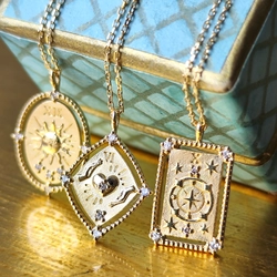 持ち主の想いとタロットカードの神秘性を融合させた ネックレス3種をMico宝飾店より6/23に発売