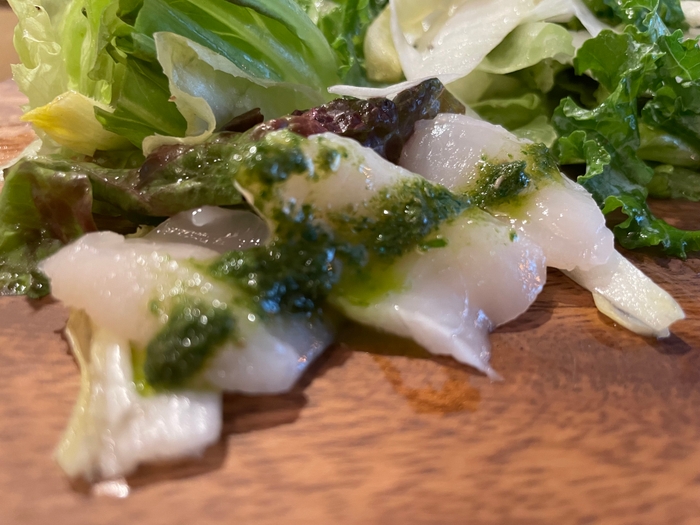 ホタテのカルパッチョ