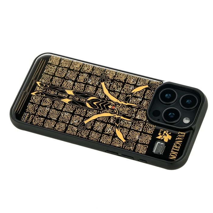 FLASH EVA13 基板アート iPhone 16Pro Maxケース ななめ