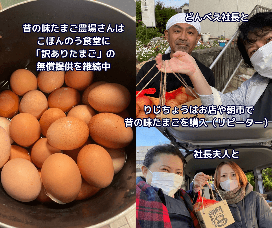 「昔の味たまご農場」さん