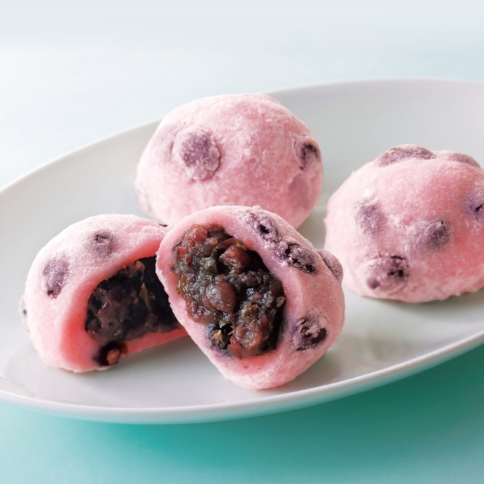 メディア用 桜の黒豆大福