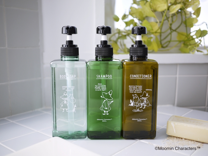 ムーミントロール＆スナフキンローションボトル３Ｐｃｓ セット