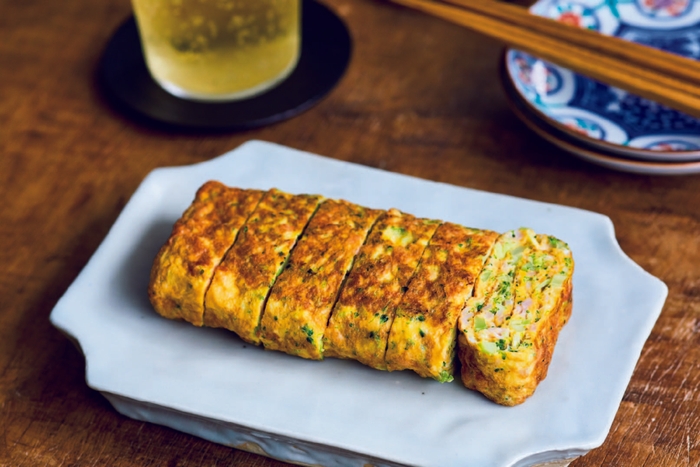 刻んだブロッコリーの食感が新鮮、お弁当にも◎「ブロッコリーだし巻き」