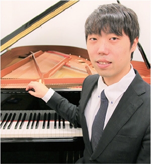 岡本祥主(島村楽器 錦糸町パルコ店) 曲目:バラード第1番 Op.23 (ショパン 作曲)