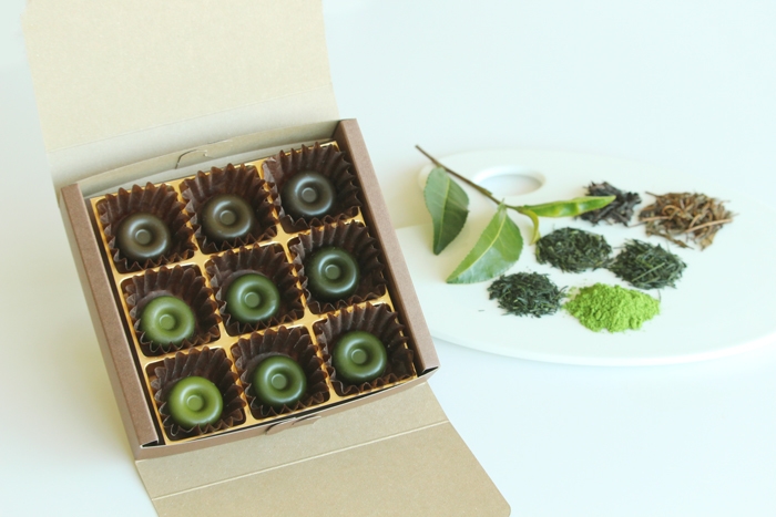 宇治茶チョココレクション~6種の日本茶コンプリートセット~計9個入り