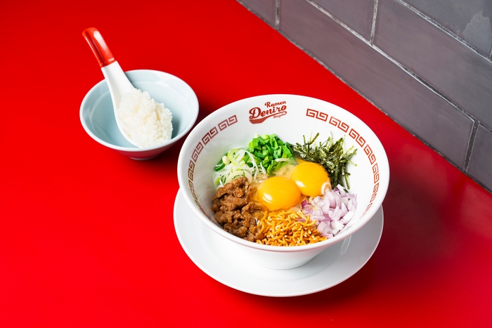 卵かけまぜめん+ひと口ごはん