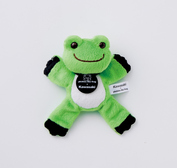 ●カワサキ×かえるのピクルス マグネットマスコット(GRN)¥1,760(税込)/全長約10㎝