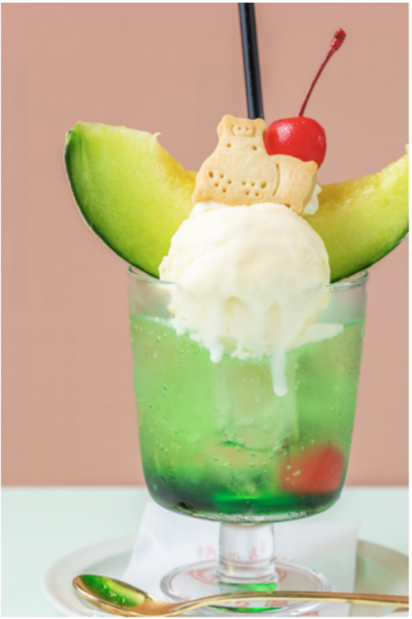 贅沢メロンクリームソーダ