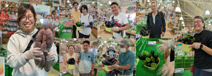 お野菜詰め放題の過去イベントの様子