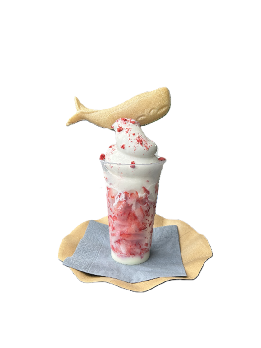 南房総産　削りいちごソフト