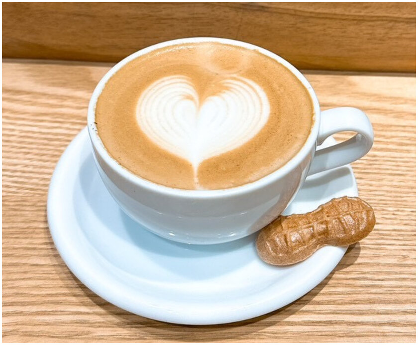 キャラメルピーナッツラテ