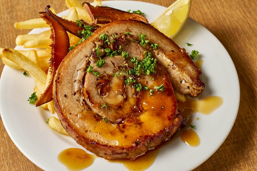 渚のポルケッタ ~伊豆産しいたけ巻き~