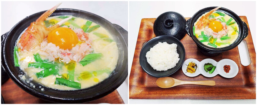 最優秀賞かにつゆの飲む親子丼