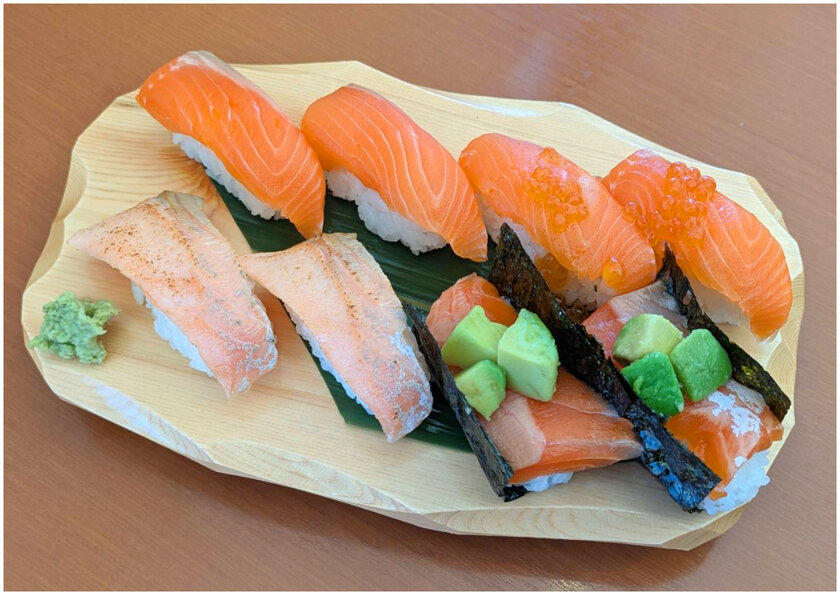 富士山サーモン満喫すし