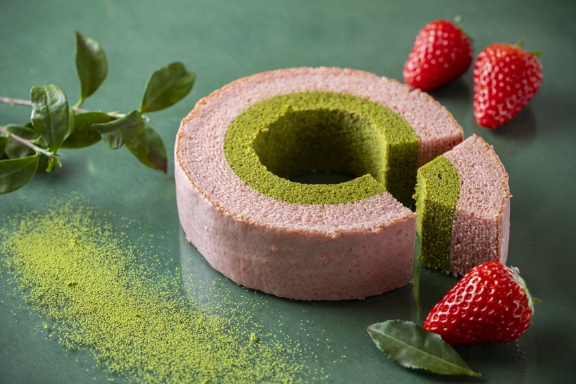いちごのバウムクーヘン静岡抹茶　※写真は全てイメージです