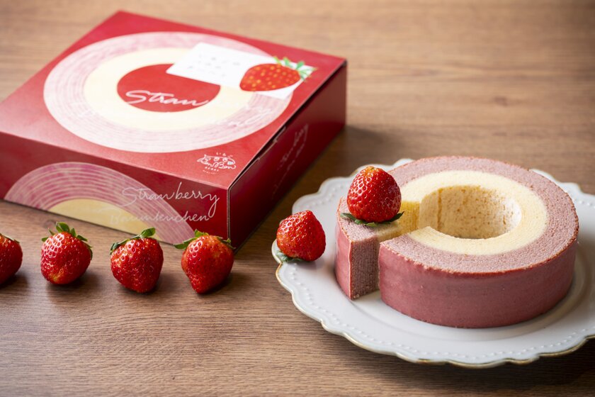 【定番商品】いちごのバウムクーヘン
