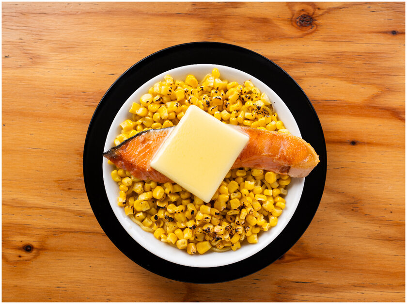 鮭バターコーン味噌ラーメン