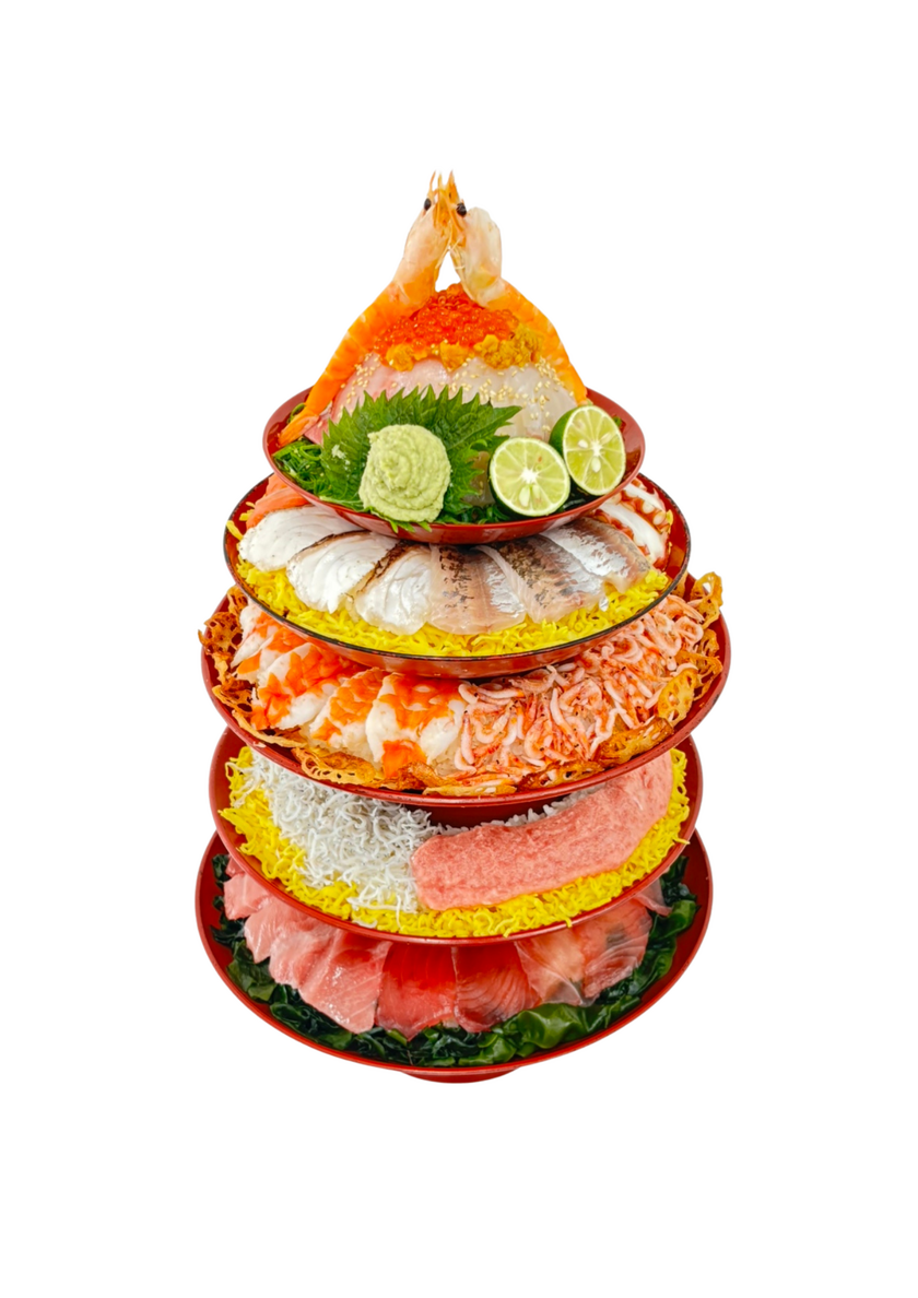 5重の極　海鮮絶景タワー丼