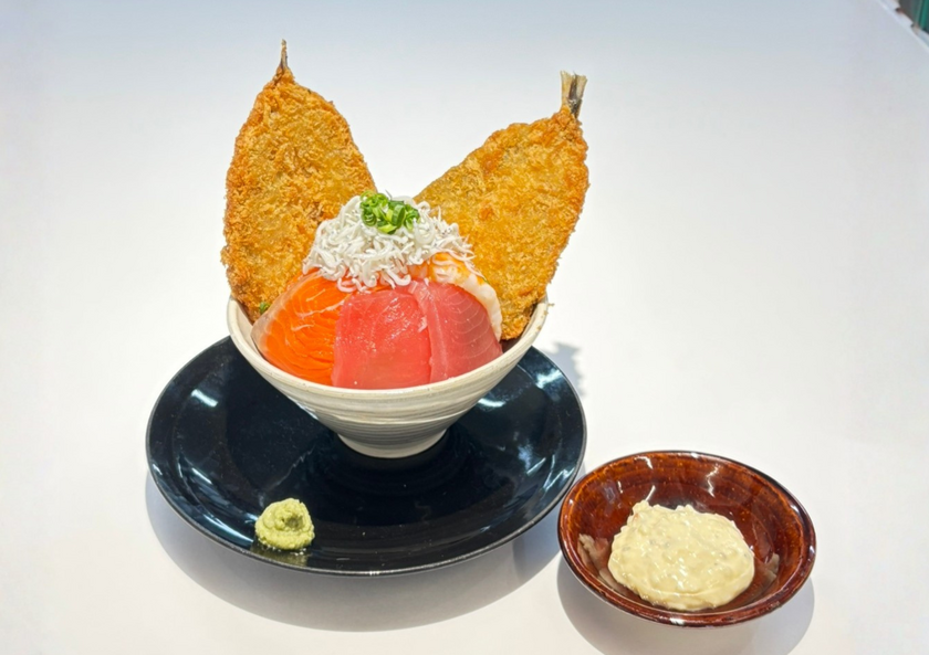 海鮮アジフライ丼
