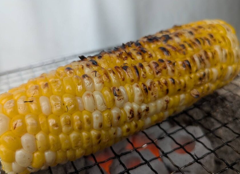 その場で焼いてかぶりつき