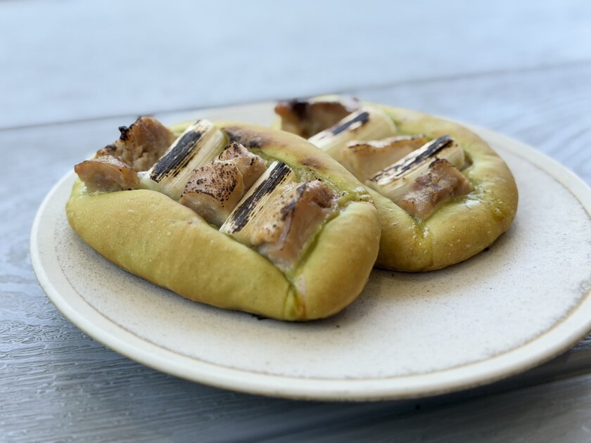 粕漬け鶏のねぎまぱん