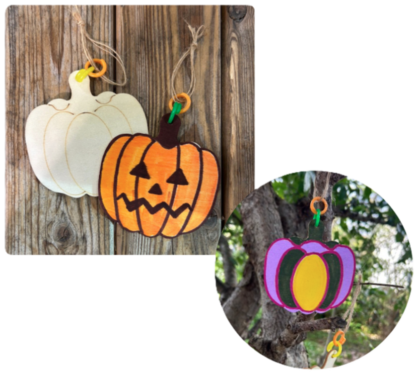 手作りハロウィンオーナメント